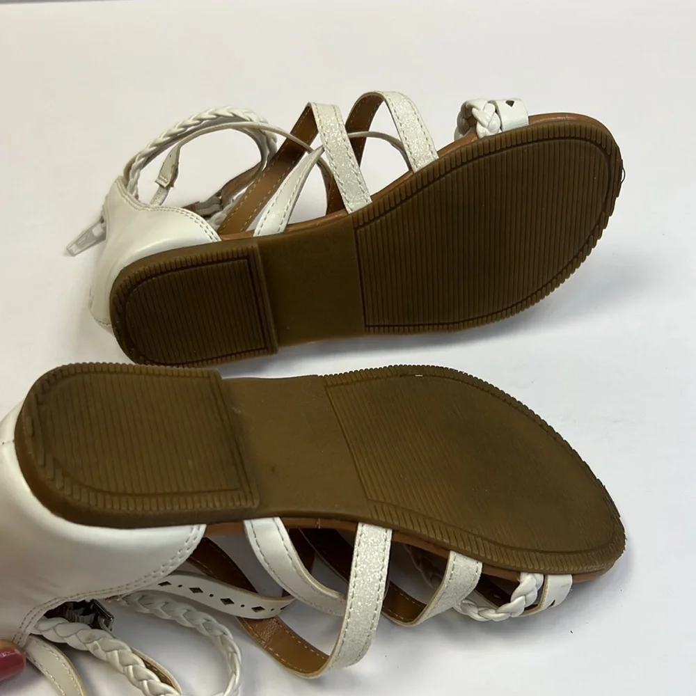 SO White girls sandals size 13m
